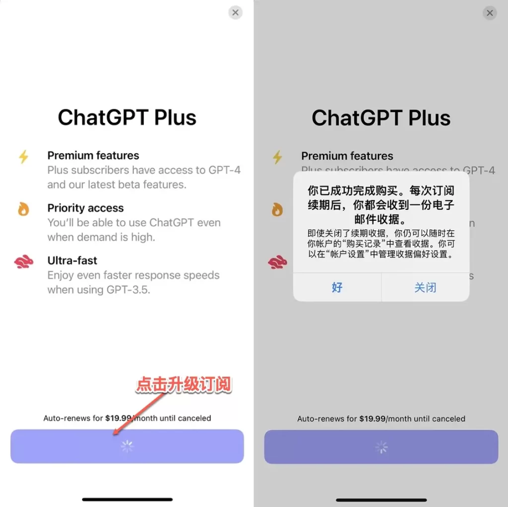 chatgpt4 订阅升级